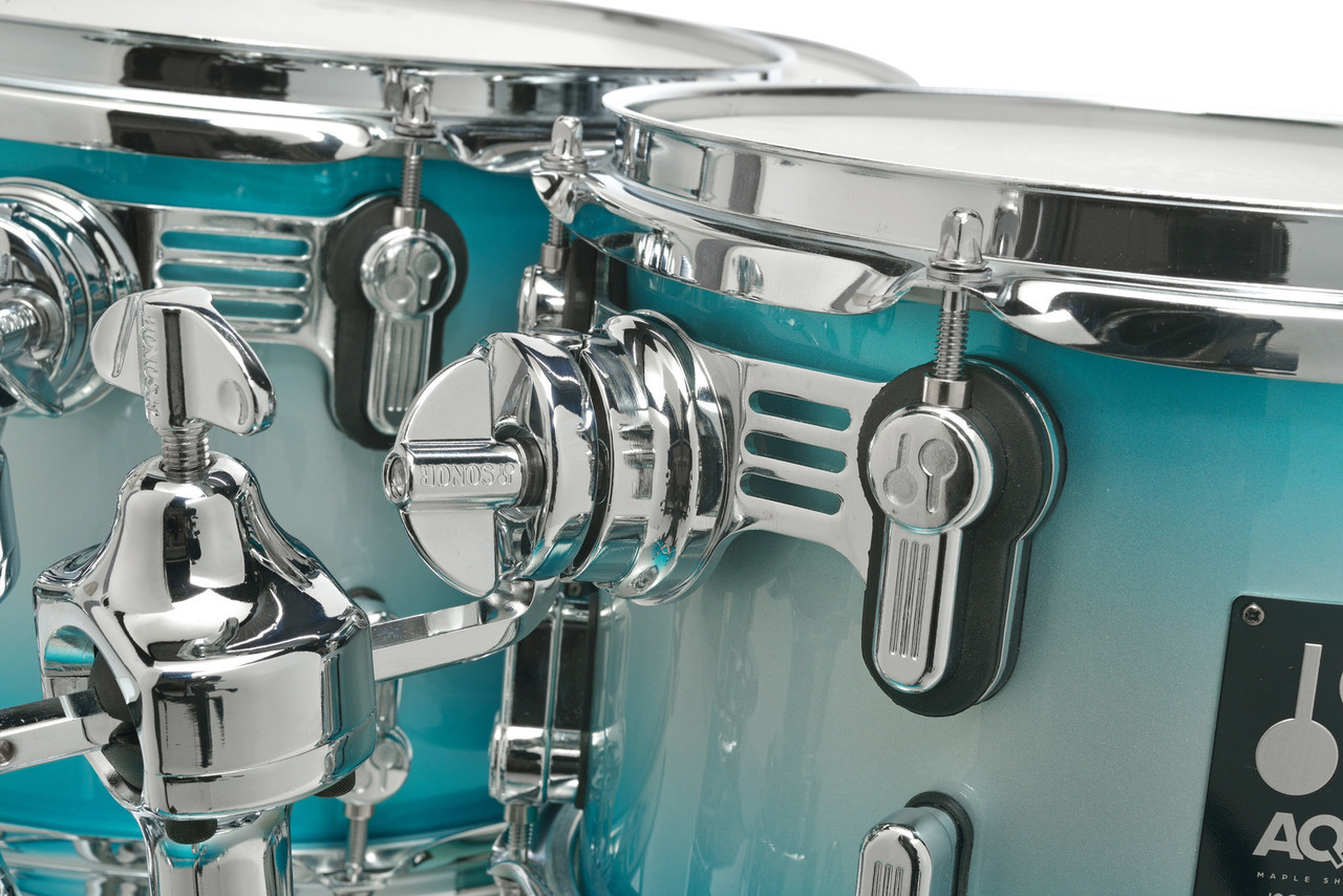 Sonor AQ2 Maple Martini Drum Set â€“ Aqua Silver Burst (AQ2-MARTINIWMCASB) available at Musician Madness.