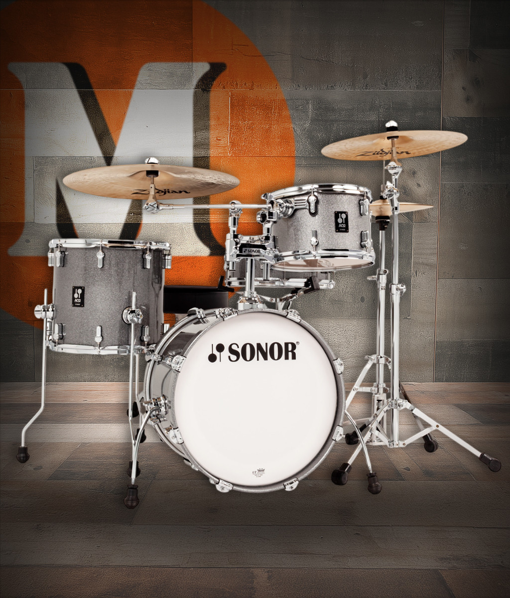 Sonor AQ2 Maple Bop Drum Set - Titanium Quartz (AQ2-BOPWMCTQZ) available at Musician Madness.