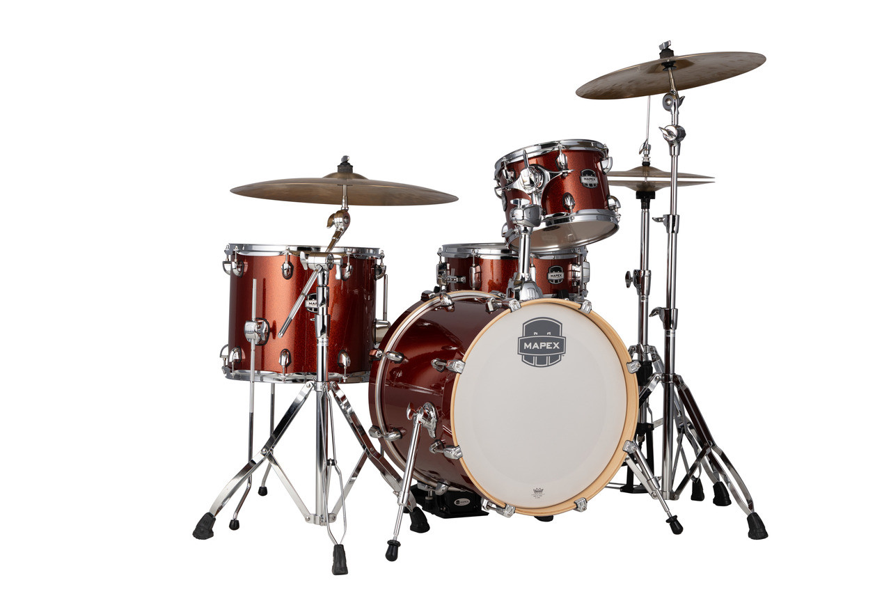 Mapex Mars Birch 4-Piece Bop Shell Pack - Blood Orange Sparkle (MA486SOR) | Musician Madness