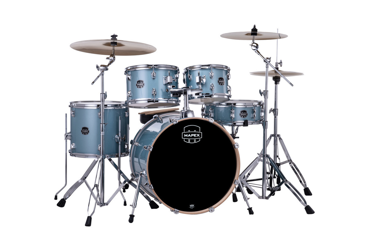 Mapex Venus 5-Piece Fusion Drum Set - Aqua Blue Sparkle (VE5045FTCVJ) | Musician Madness