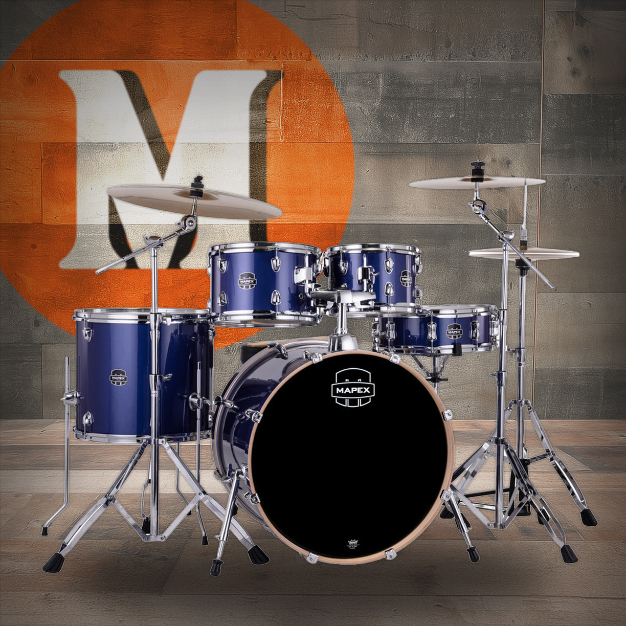 Mapex Venus 5-Piece Rock Drum Set - Blue Sky Sparkle (VE5295FTCVI) | Musician Madness