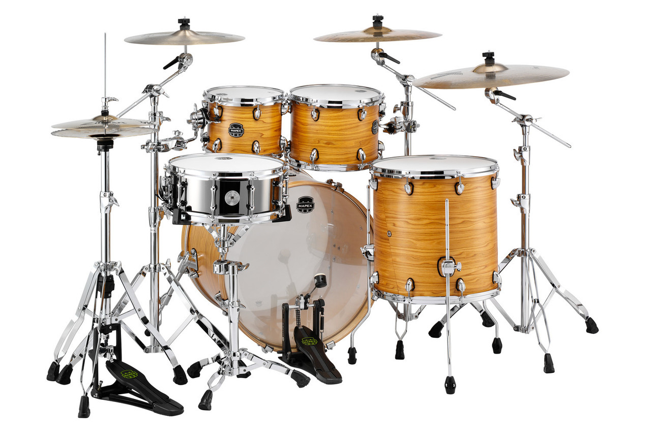 Mapex AR529SCDW Armory Series 5-Piece Rock Shell Pack in Desert Dune finish.