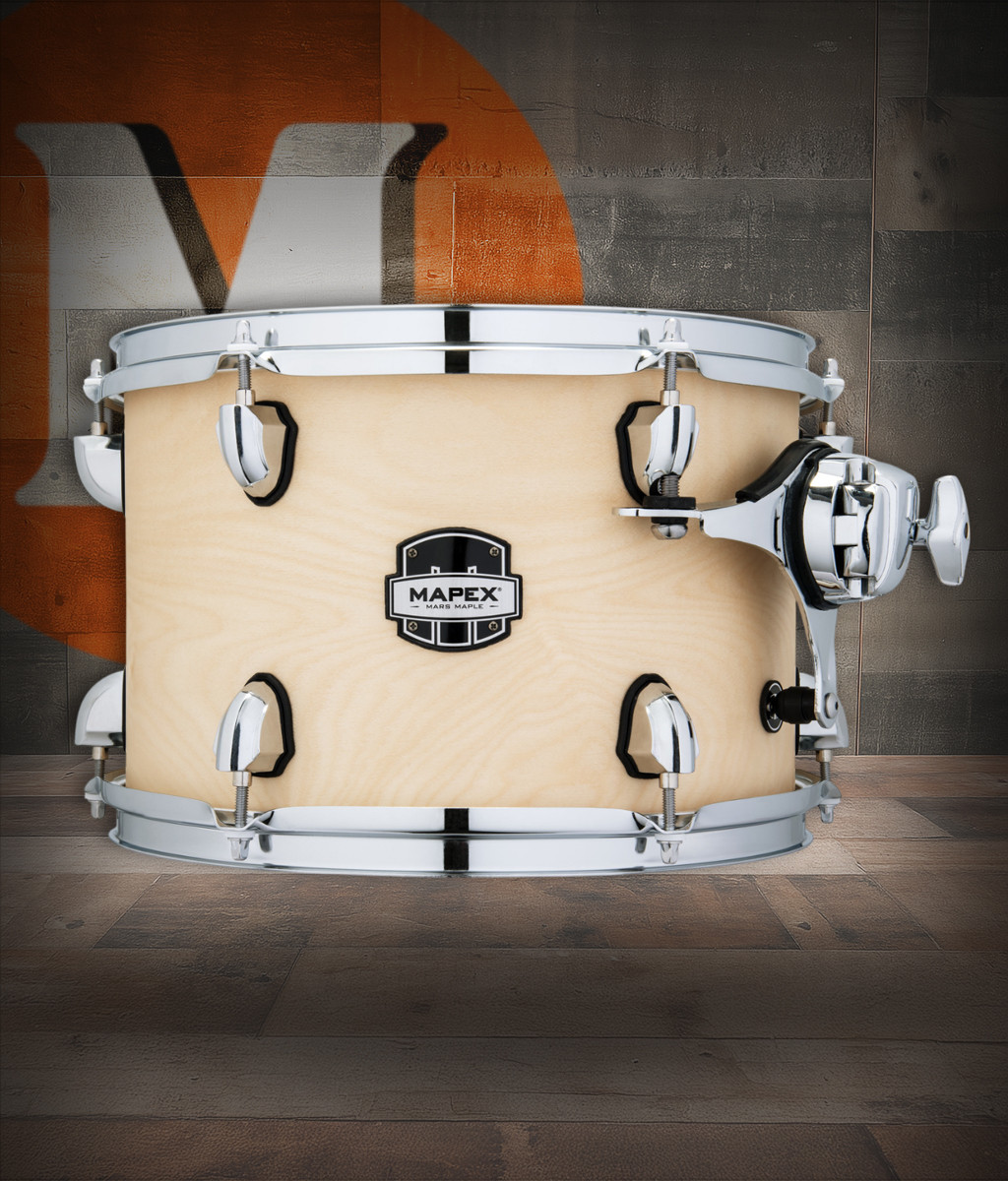 Mapex Mars Maple 8x7 Tom w/ SONIClear Holder – Natural Satin (MMT807PKNW)