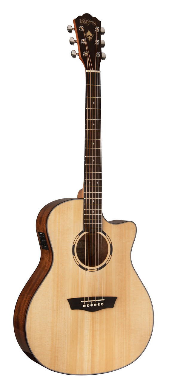 Washburn Woodline 10 Series O10SCE Acoustic-Electric – Natural (WLO10SCE-O-U)