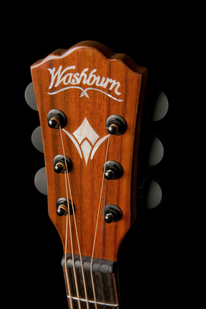 Washburn Comfort Deluxe 55 Series G55CE Acoustic-Electric - Koa