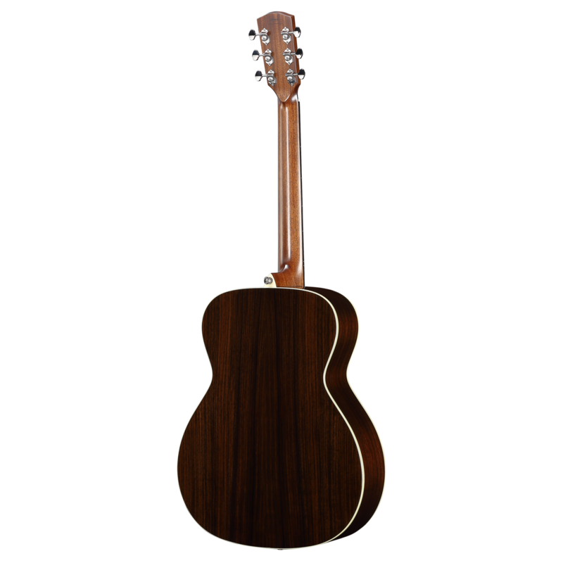 Laureate LF70e Folk/OM Acoustic-Electric Guitar in Herringbone Sunset featuring an OM body shape, classic herringbone binding, rich balanced tone, and onboard electronics for live and studio use.