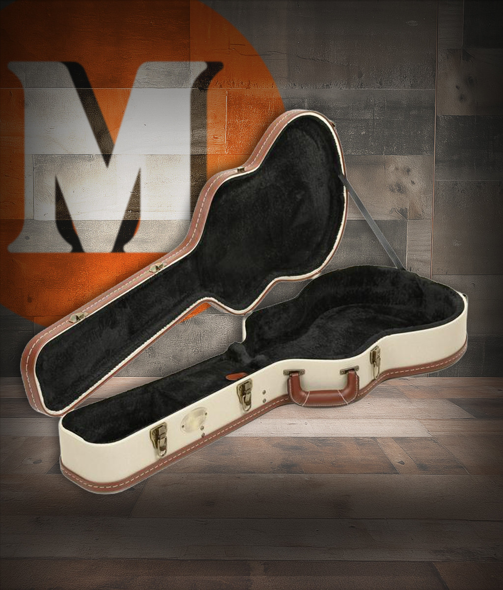 Alvarez CC1 Deluxe Classical Guitar Wood Case featuring a durable wooden exterior, plush protective interior lining, secure latches, and classic design made to fit standard classical guitars.