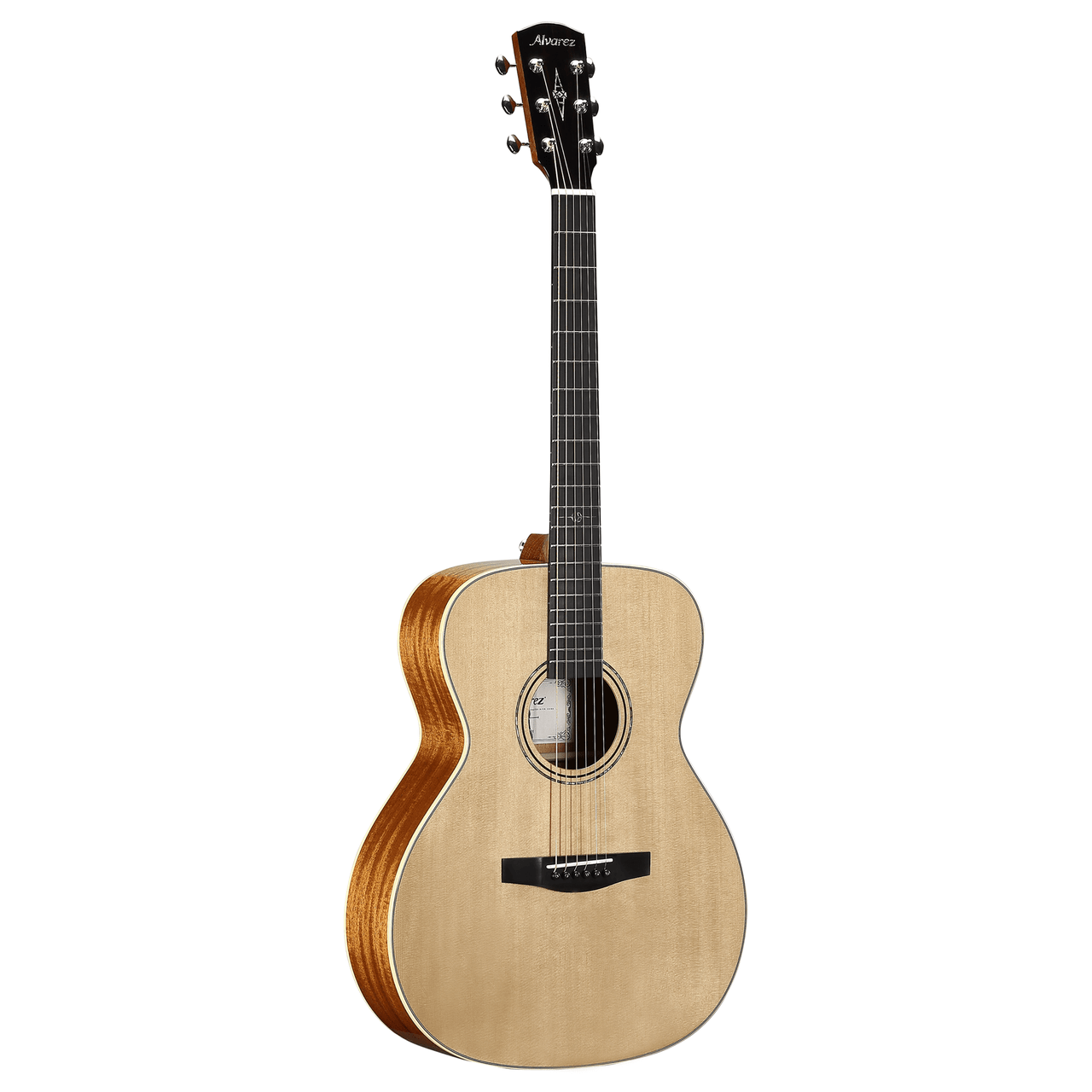 Alvarez Laureate LF60E Folk/OM Acoustic-Electric - Natural (LF60E) | Musician Madness