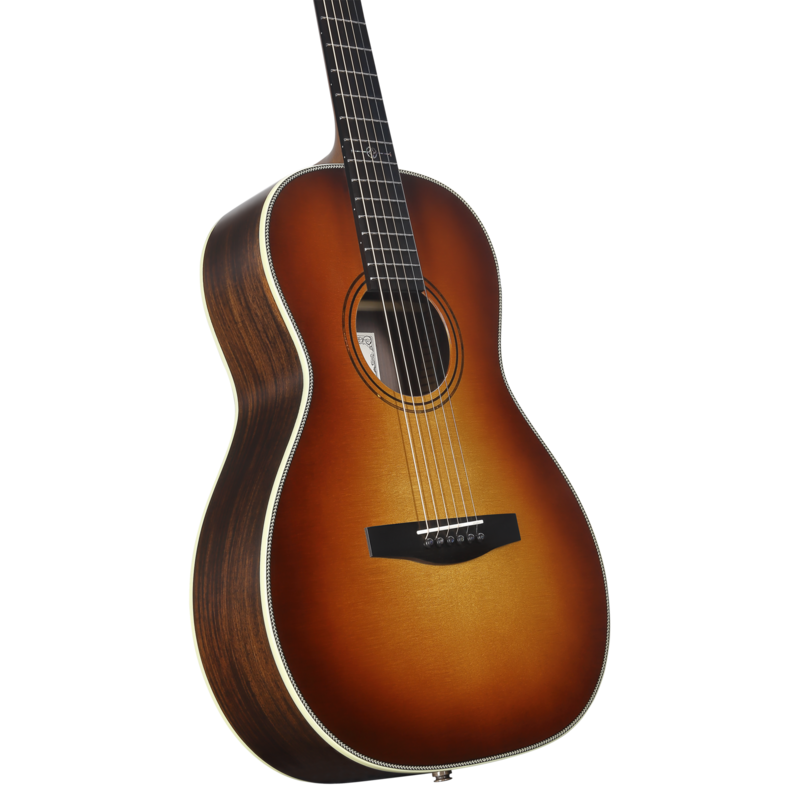 Alvarez Laureate LP70E Parlor Acoustic-Electric - Herringbone Sunset (LP70E_Herringbone_Sunset) | Musician Madness