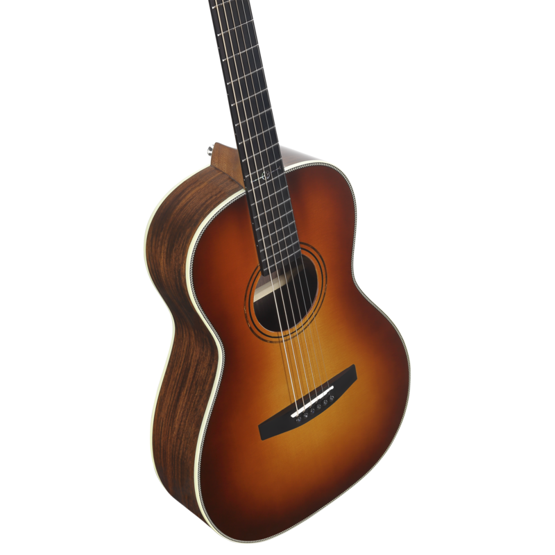 Alvarez Laureate LP70E Parlor Acoustic-Electric - Herringbone Sunset (LP70E_Herringbone_Sunset) | Musician Madness