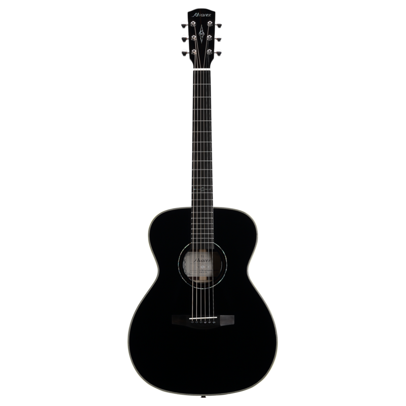 Alvarez Laureate LF70E Folk/OM Acoustic-Electric - Herringbone Blacktop (LF70E_Herringbone_Blacktop) | Musician Madness