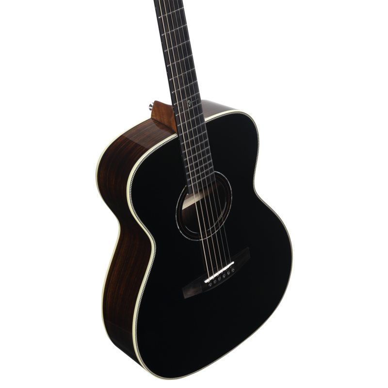 Alvarez Laureate LF70E Folk/OM Acoustic-Electric - Herringbone Blacktop (LF70E_Herringbone_Blacktop) | Musician Madness