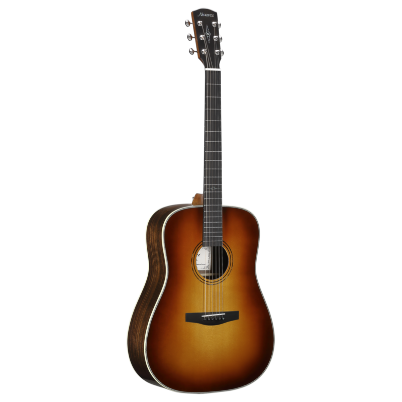 Alvarez Laureate LD70E Dreadnought Acoustic-Electric - Herringbone Sunset (LD70E_Herringbone_Sunset) | Musician Madness