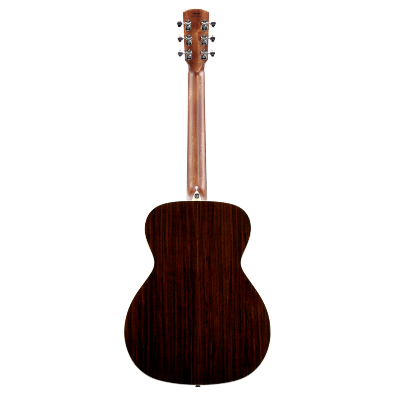 Alvarez Laureate LF70Le Left-Handed Folk/OM Acoustic-Electric Guitar in Daybreak featuring an OM body, left-handed construction, balanced tonal response, premium Laureate detailing, and onboard electronics for studio and stage use.