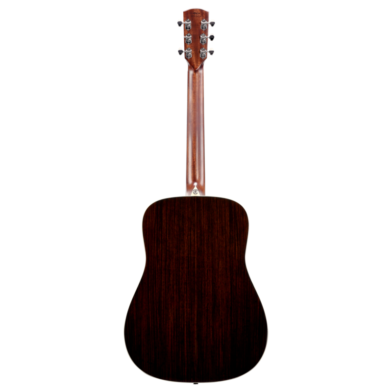 Alvarez Laureate LD70Le Left-Handed Dreadnought Acoustic-Electric Guitar in Daybreak featuring a full dreadnought body, left-handed design, bold low-end projection, and premium onboard electronics for live and studio performance.