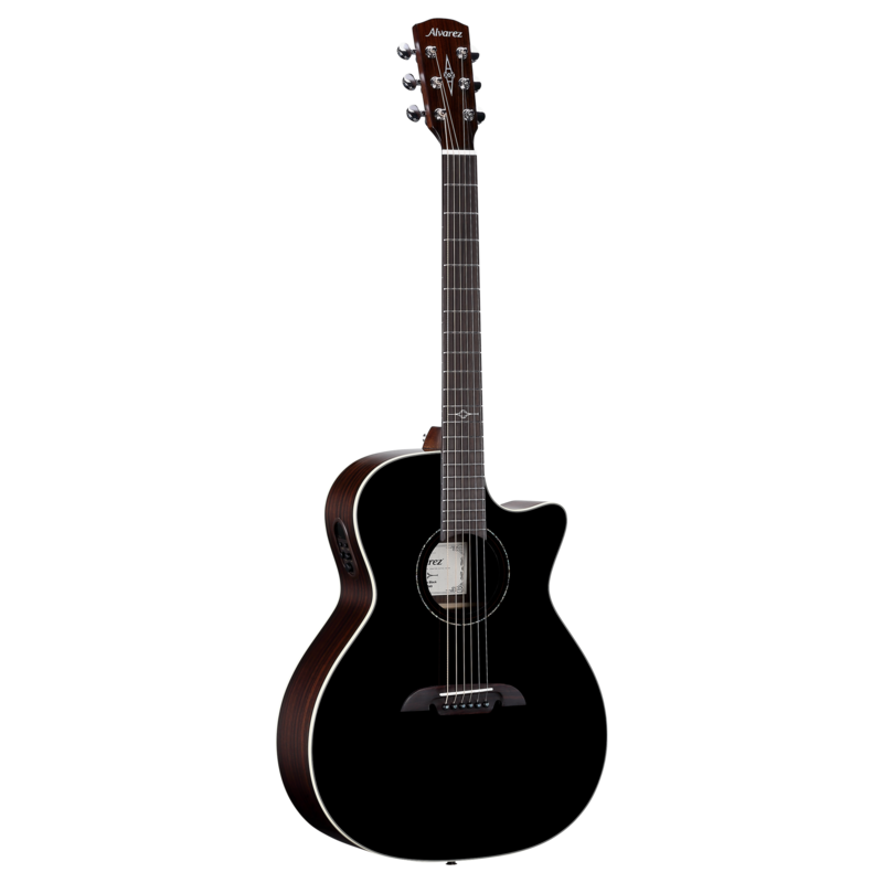 Alvarez Artist AG70CE Grand Auditorium Acoustic-Electric - Blacktop (AG70CE_Black) | Musician Madness