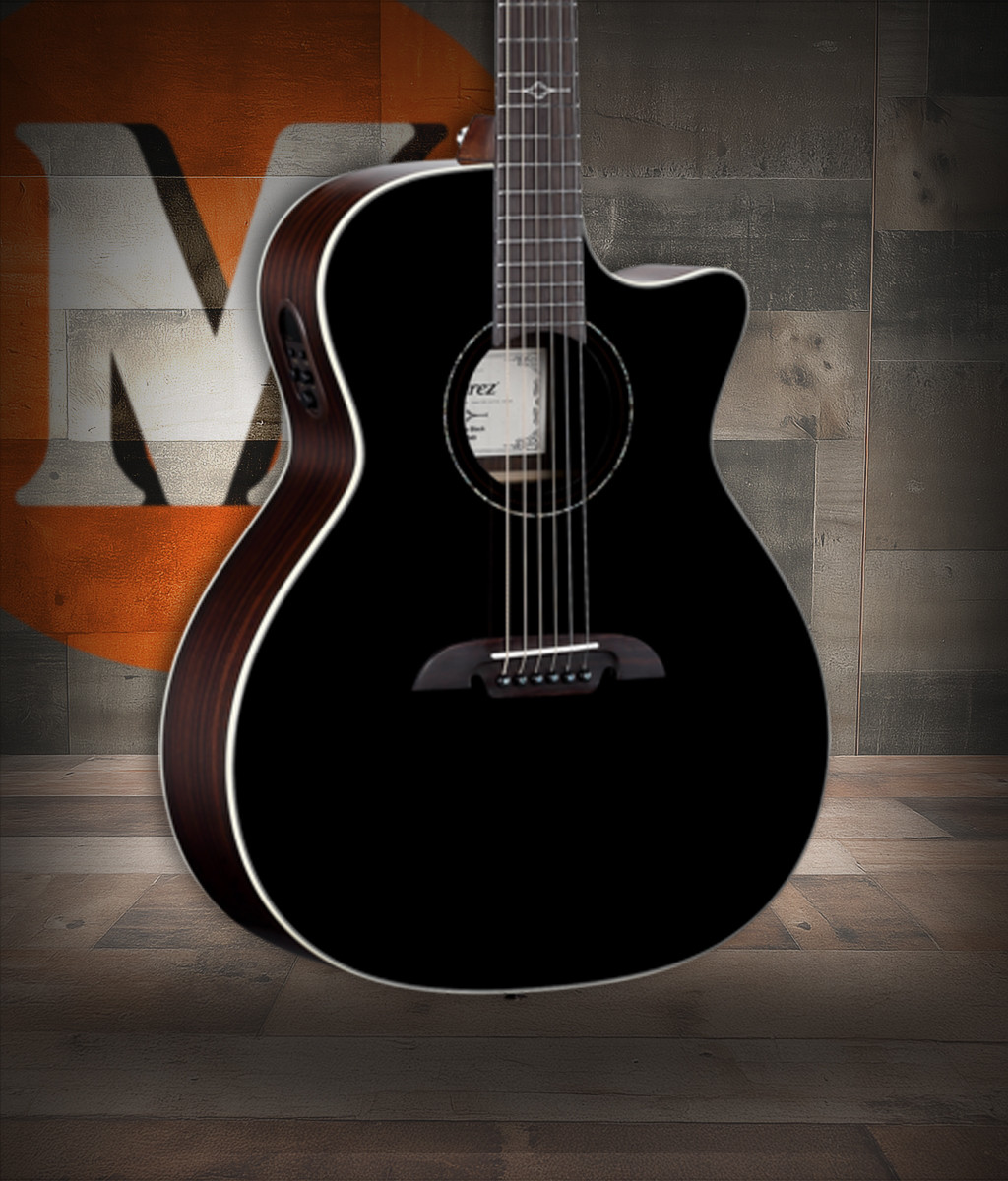 Alvarez Artist AG70CE Grand Auditorium Acoustic-Electric - Blacktop (AG70CE_Black) | Musician Madness