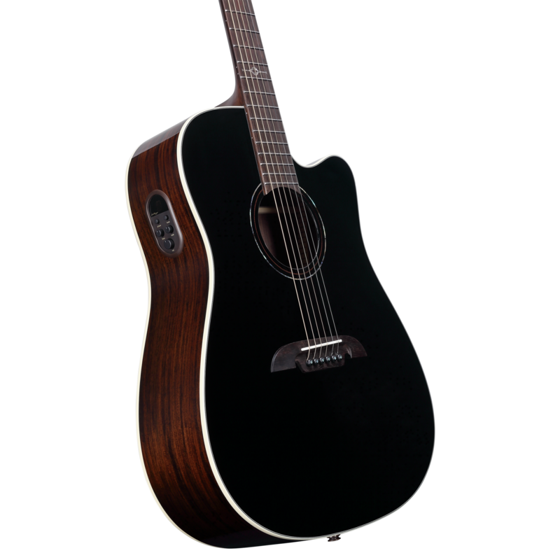 Alvarez Artist AD70CE Dreadnought Acoustic-Electric - Blacktop (AD70CE_Black) | Musician Madness