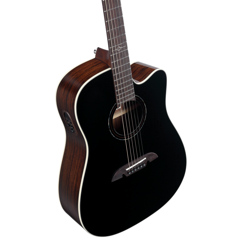 Alvarez Artist AD70CE Dreadnought Acoustic-Electric - Blacktop (AD70CE_Black) | Musician Madness