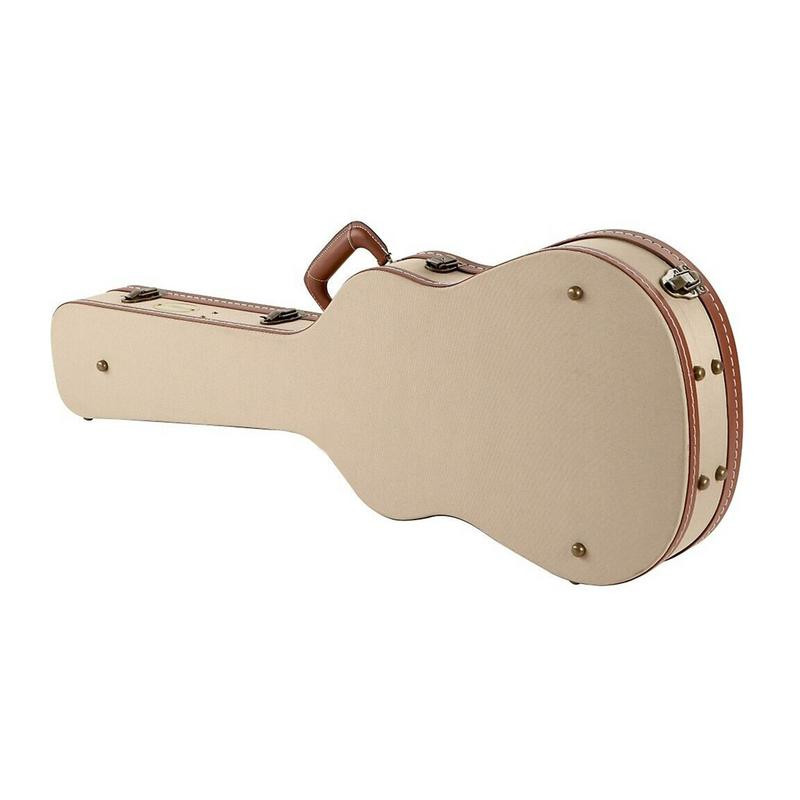 Alvarez FC1 Deluxe Folk/OM Guitar Wood Case - Brown (FC1) | Musician Madness