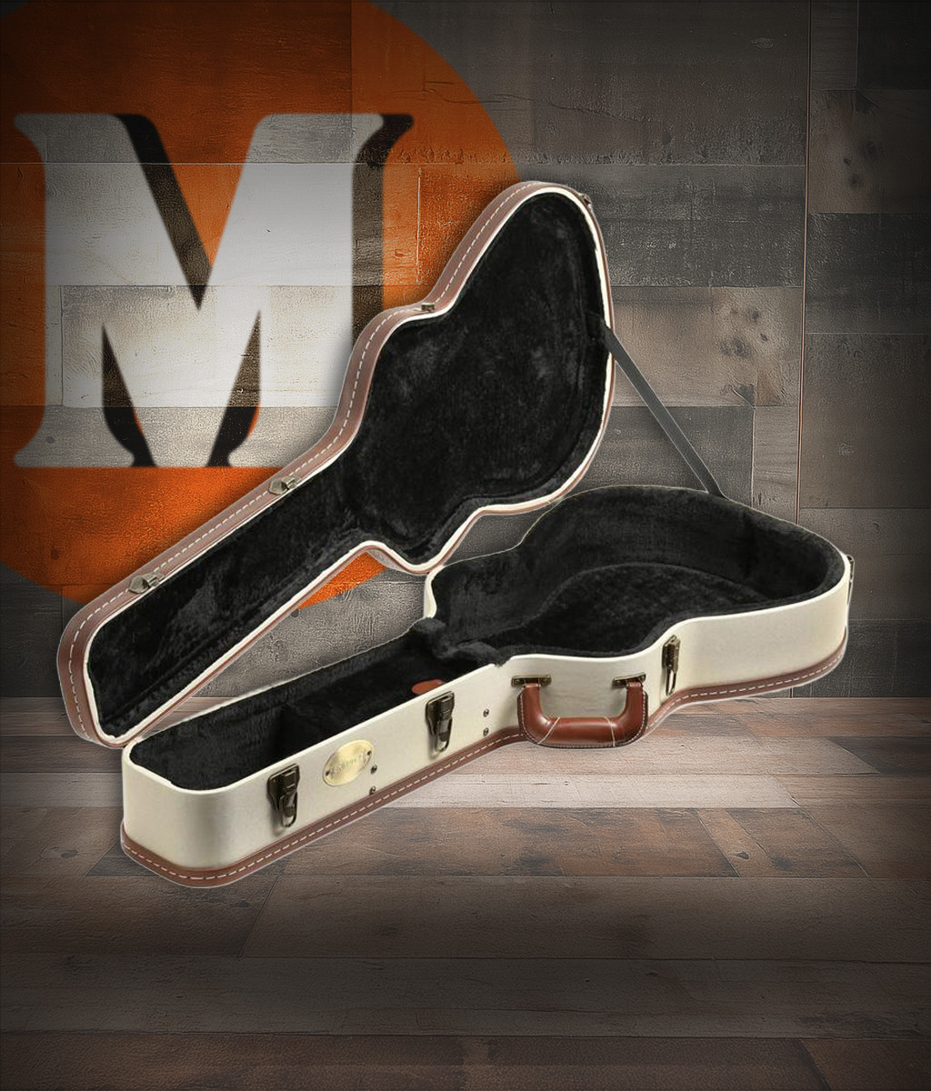 Alvarez FC1 Deluxe Folk/OM Guitar Wood Case - Brown (FC1) | Musician Madness