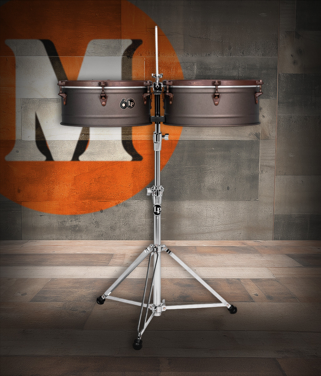 Latin Percussion LP1415-60 60th Anniversary 14"/15" Timbales - Antique Bronze / Rustic Bronze (LP1415-60) | Musician Madness