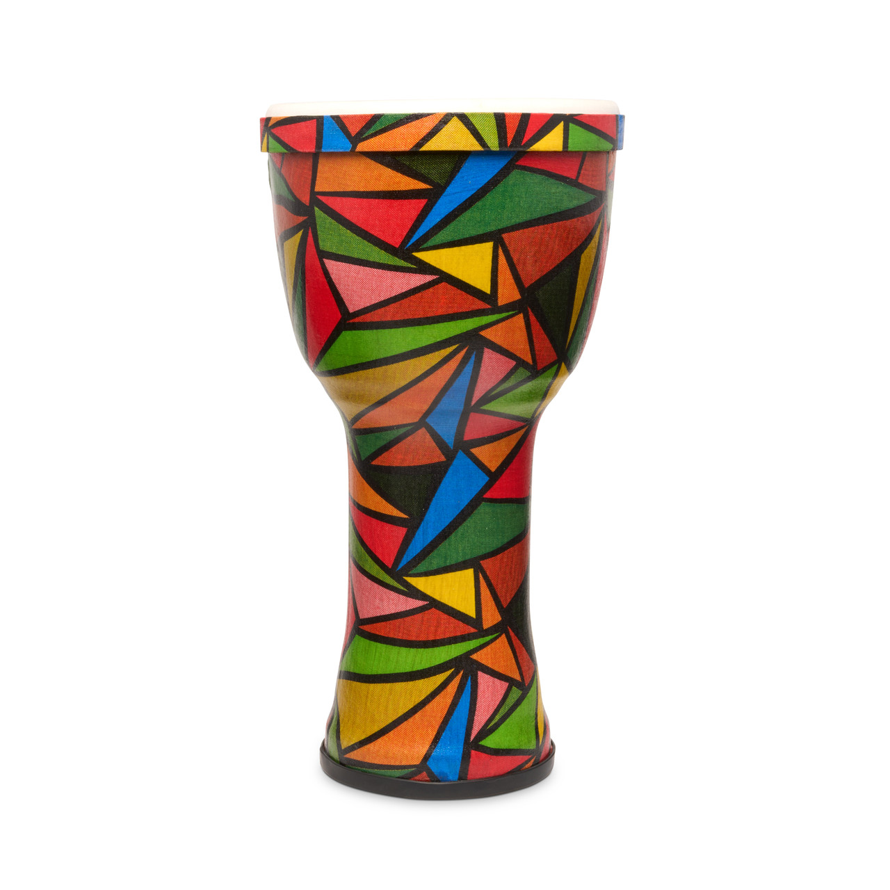 Latin Percussion LP7008 World Beat Pretuned 8" Djembe featuring a durable synthetic shell, pretuned head, lightweight design, and bright, resonant tone ideal for beginners, classrooms, and recreational drumming.