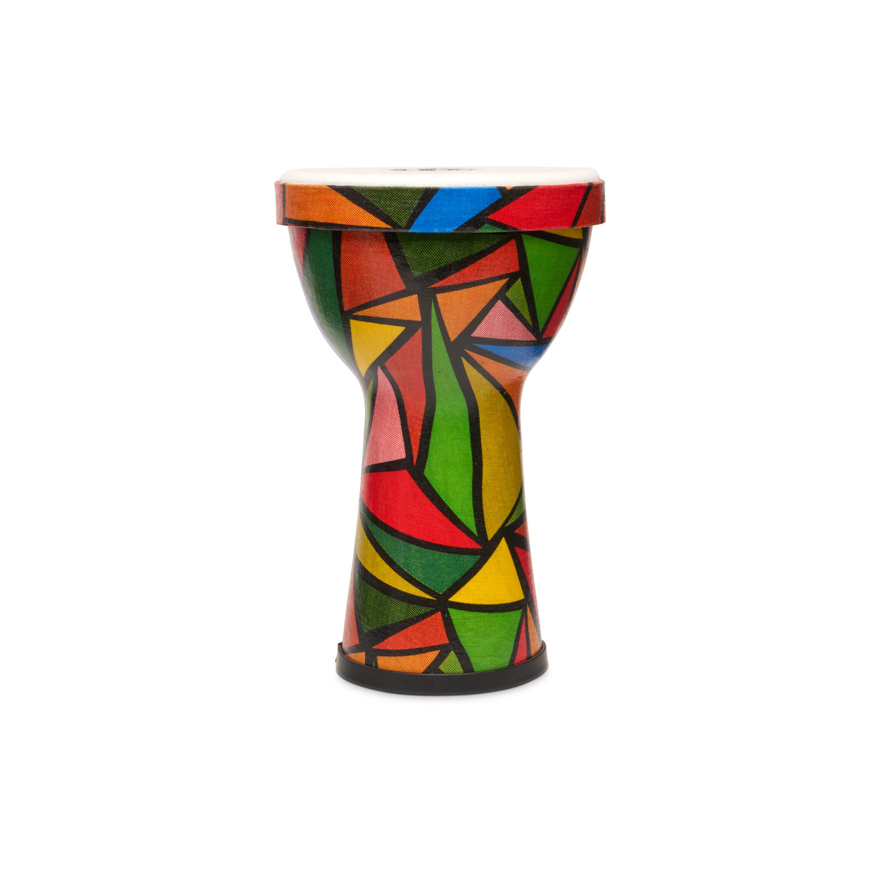 Latin Percussion LP7007 World Beat Pretuned 6" Djembe featuring a lightweight synthetic shell, durable pretuned drumhead, compact size, and bright tone ideal for young players, classrooms, and recreational drumming.
