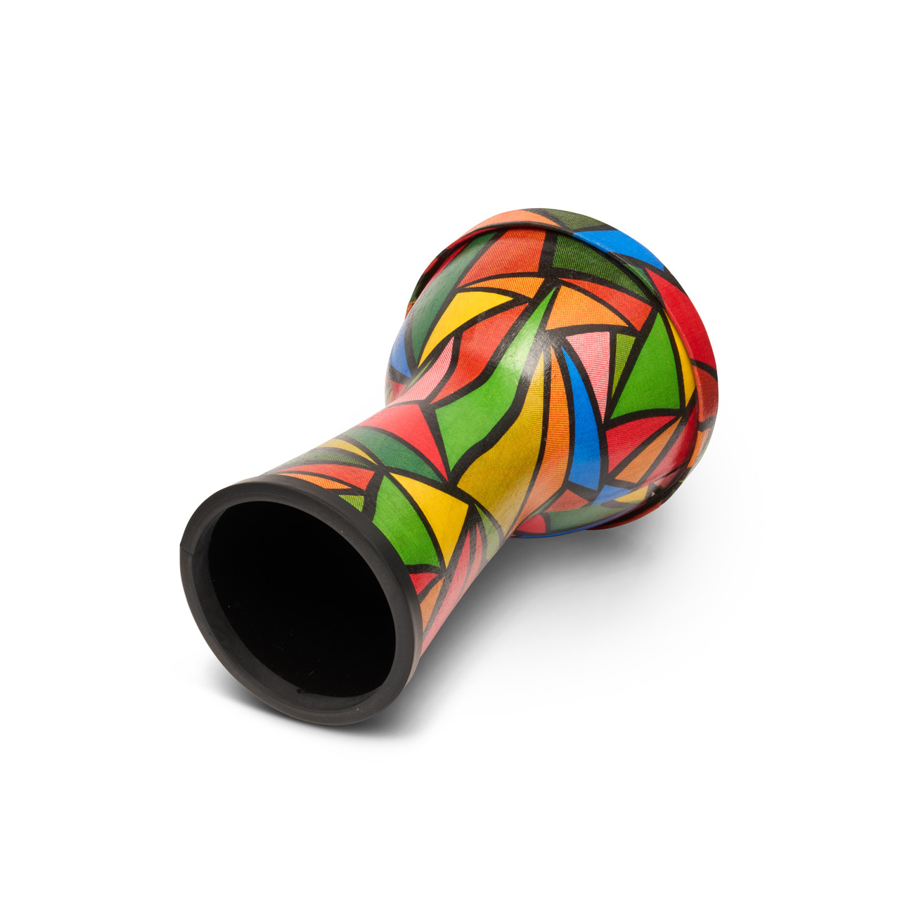 Latin Percussion LP7007 World Beat Pretuned 6" Djembe featuring a lightweight synthetic shell, durable pretuned drumhead, compact size, and bright tone ideal for young players, classrooms, and recreational drumming.