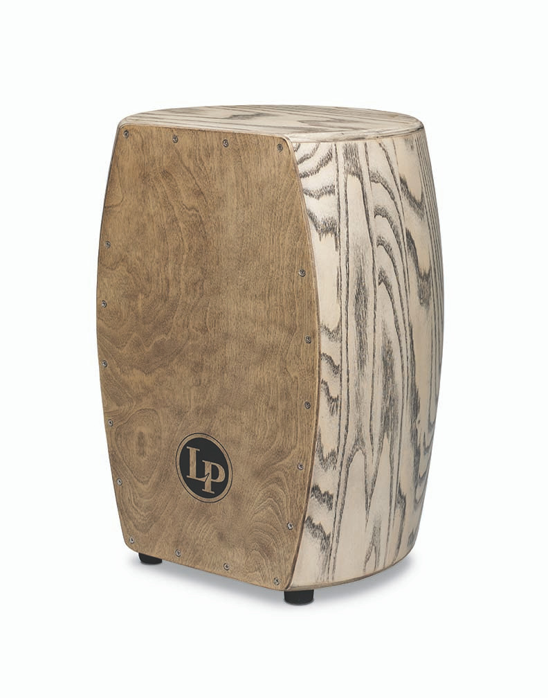 Latin Percussion M1406GIO Giovanni Stave Cajon featuring a handcrafted North American ash stave shell, premium construction, powerful bass response, and articulate high-end ideal for studio and live Latin percussion performance.