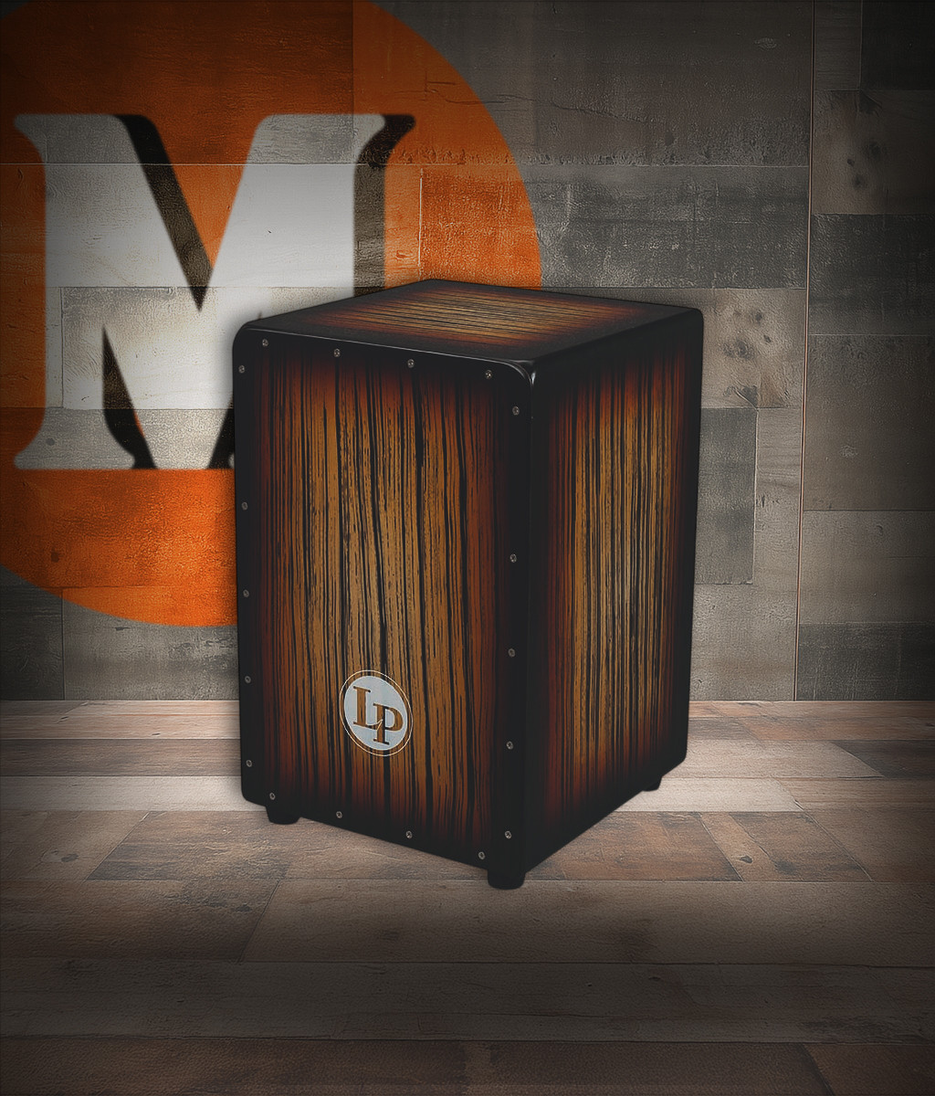 Latin Percussion LPA1332-SBS Aspire Accent Cajon featuring a birch and poplar shell, integrated snare system, SBS finish, and balanced bass and snare tones suitable for beginners, acoustic sets, and world percussion.