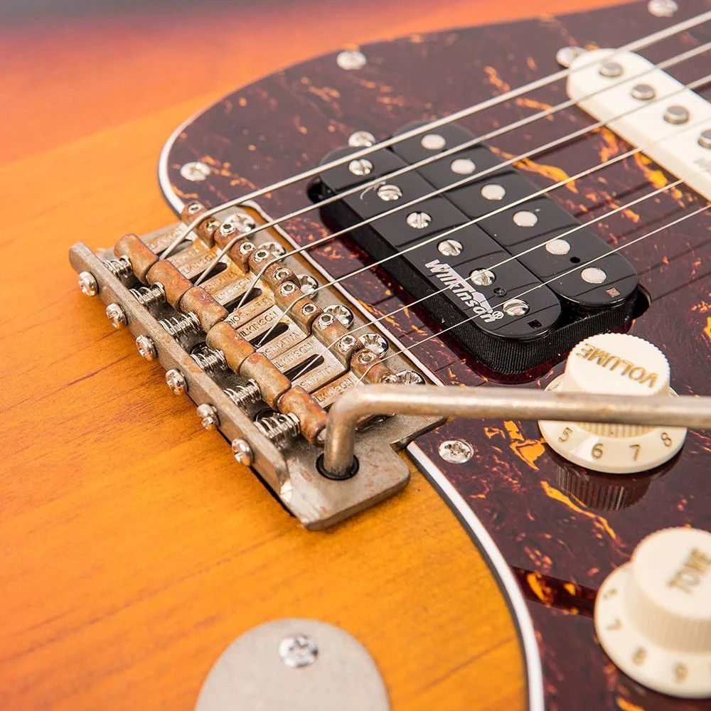 Vintage V6H ICON Electric Guitar - Distressed Tobacco Sunburst (V6HMRSB) | Musician Madness