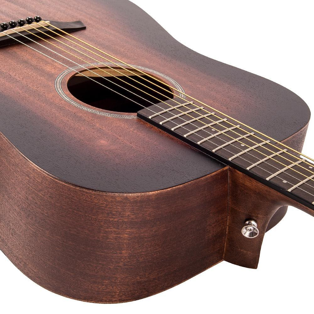 Vintage Statesboro Dreadnought Acoustic Guitar - Whisky Sour (V440WK) | Musician Madness