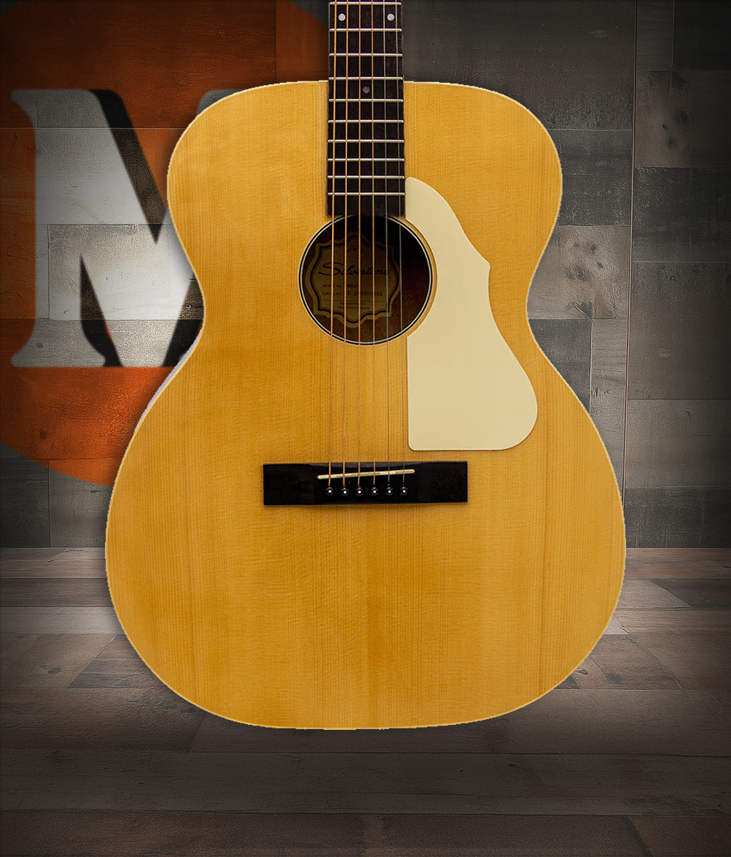 Silvertone 604N Solid Spruce Top Acoustic Guitar – Natural (604N)