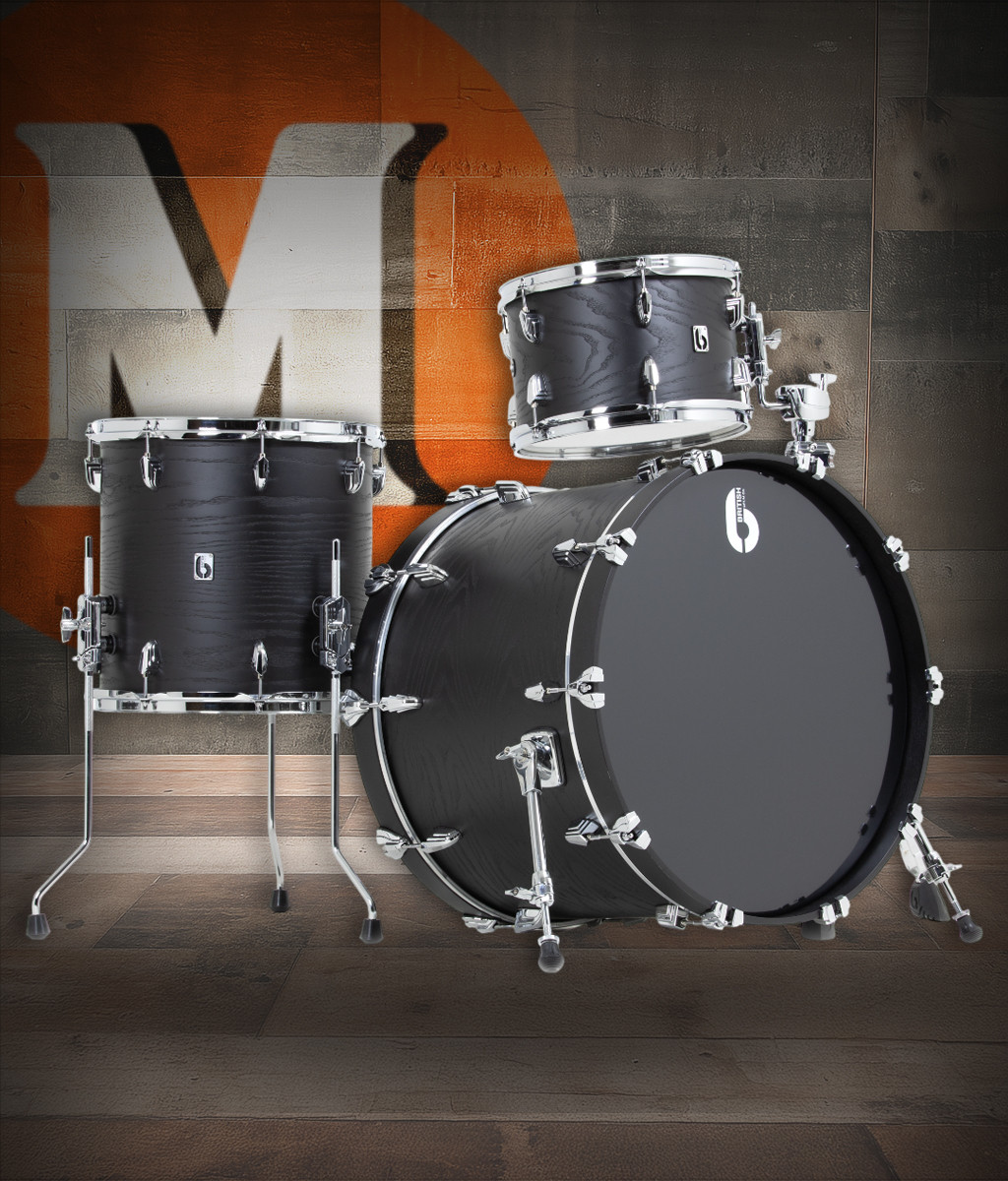 British Drum Co. RAV-CB-22 Raven Series Club Kit – 12"/16"/22" Shell Pack (RAV-CB-22) | Musician Madness