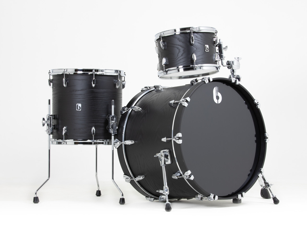British Drum Co. RAV-CB-22 Raven Series Club Kit â€“ 12"/16"/22" Shell Pack (RAV-CB-22) | Musician Madness