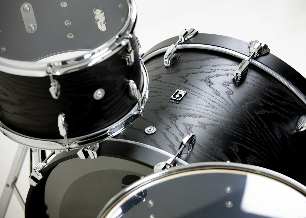 British Drum Co. RAV-CB-22 Raven Series Club Kit - 12"/16"/22" Shell Pack (RAV-CB-22) | Musician Madness