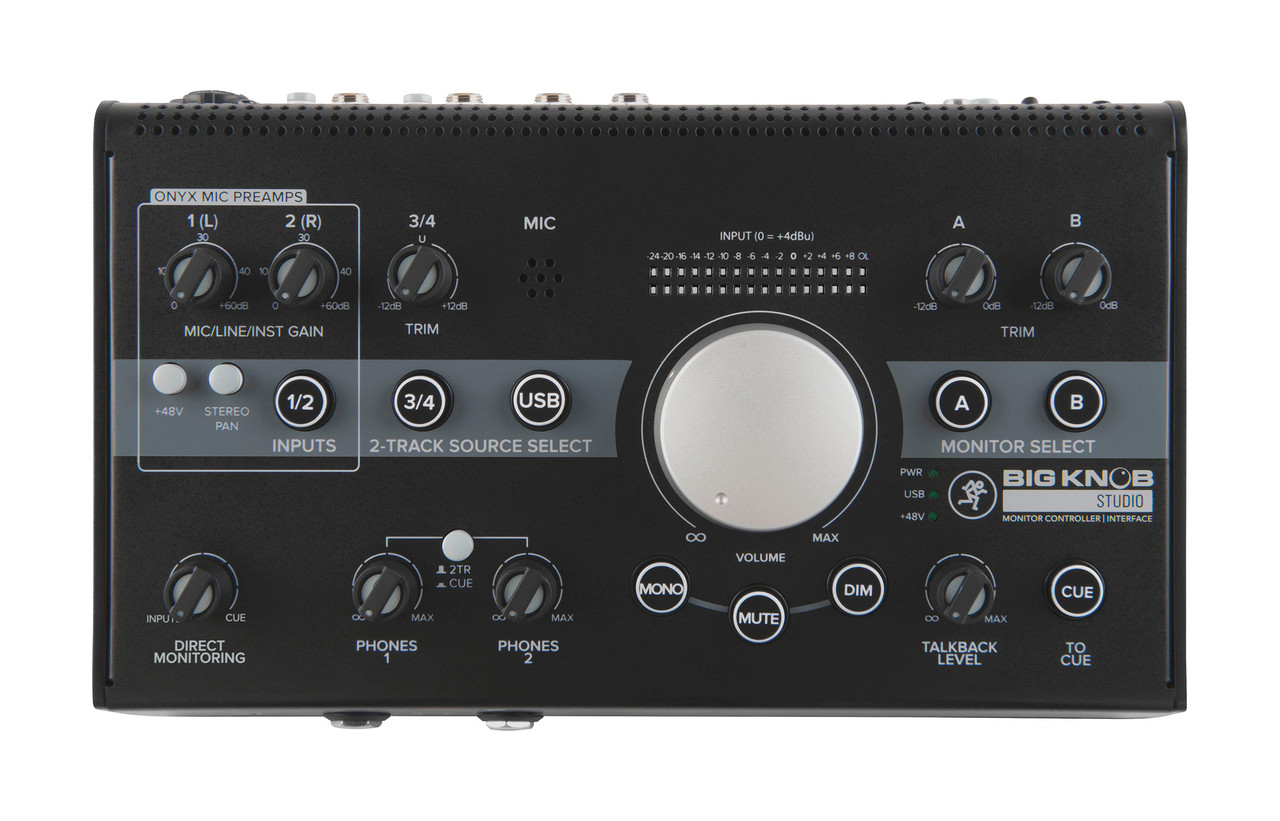 Mackie Big Knob Studio 3x2 Monitor Controller USB I/O (BIGKNOBSTUDIO) | Musician Madness