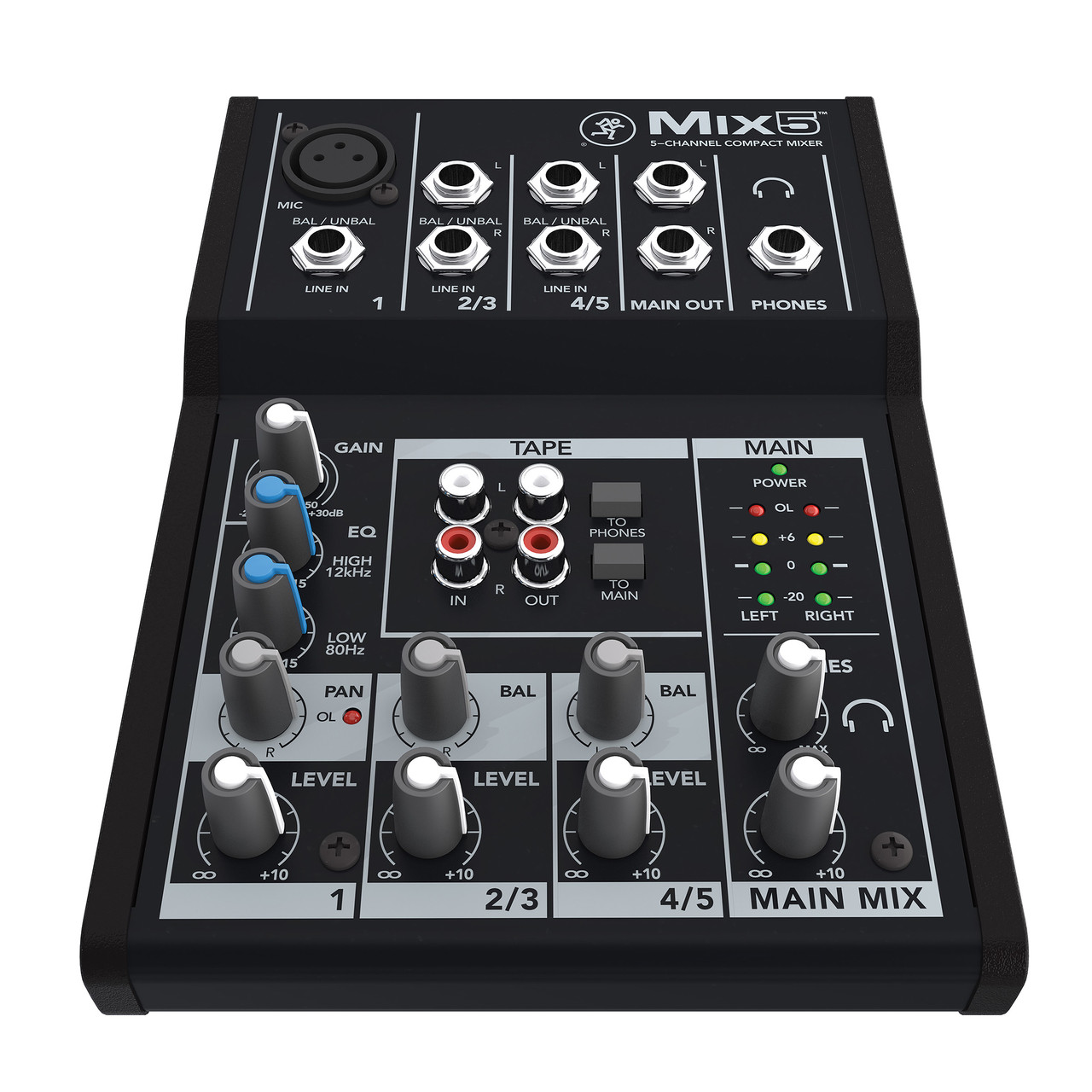 Mackie MIX5 5-Channel Compact Mixer (MIX5) | Musician Madness