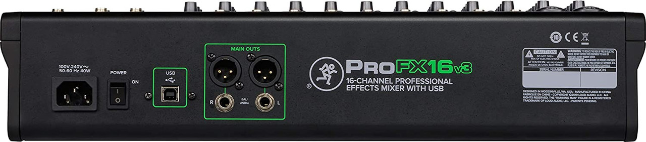 Mackie ProFX16v3 16-Channel Mixer (PROFX16-V3) | Musician Madness