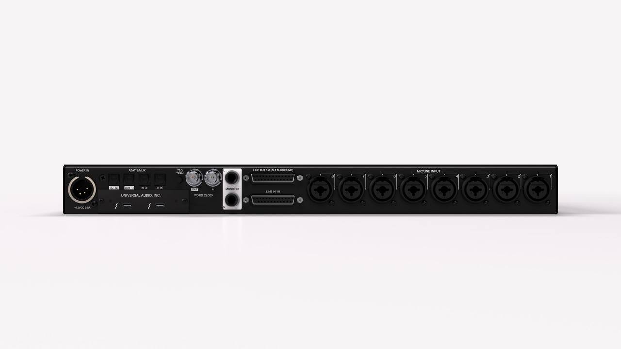 Universal Audio Apollo x8P Rackmount Recording Interface â€“ Studio+ Gen 2 (UA-APX8PG2-STU-U) featuring eight Unison mic preamps, premium AD/DA conversion, UAD Quad DSP processing, and advanced studio routing for professional recording setups.