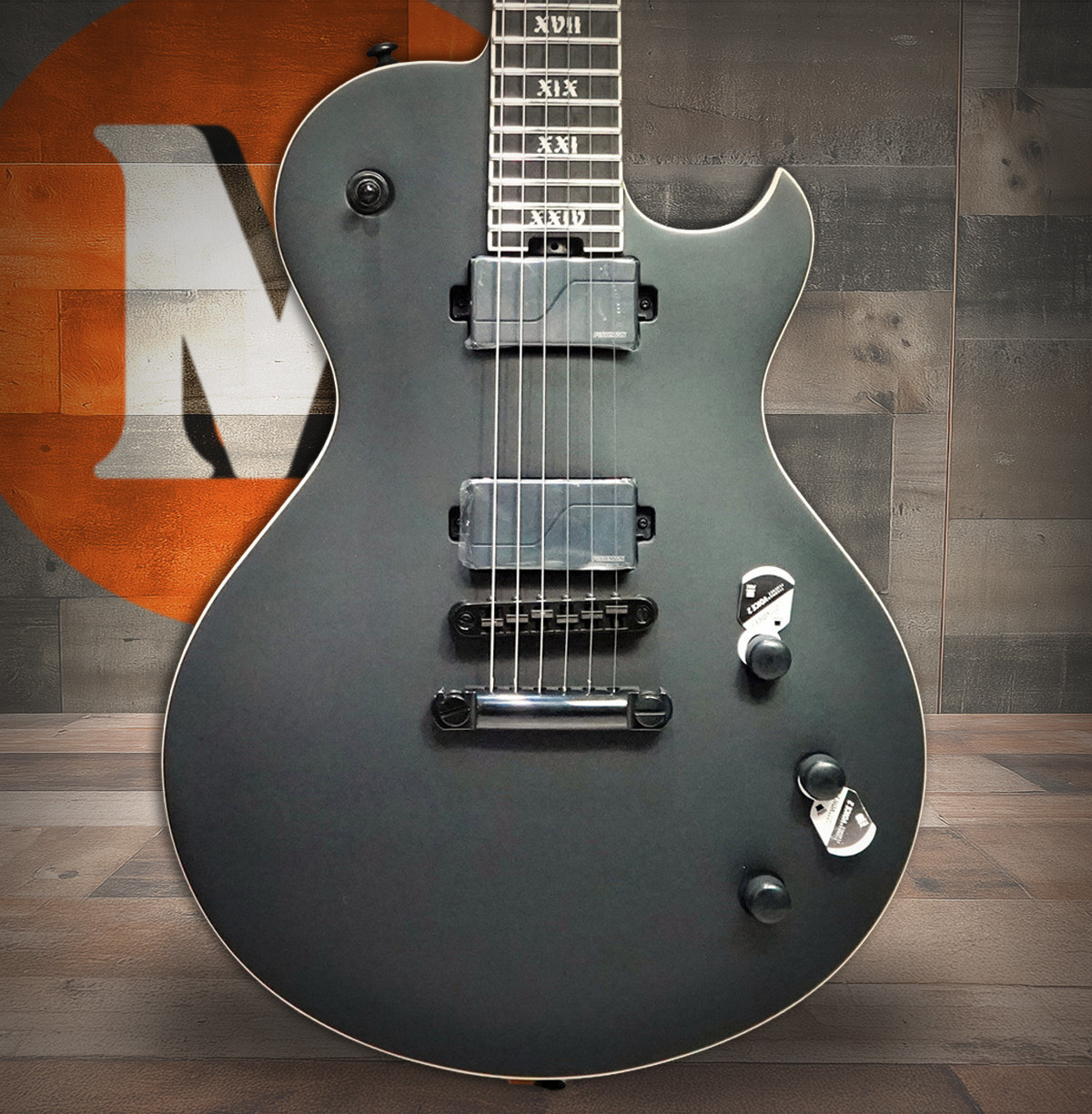Schecter Solo-II SLS Elite Evil Twin - Satin Black (1338) | Musician Madness