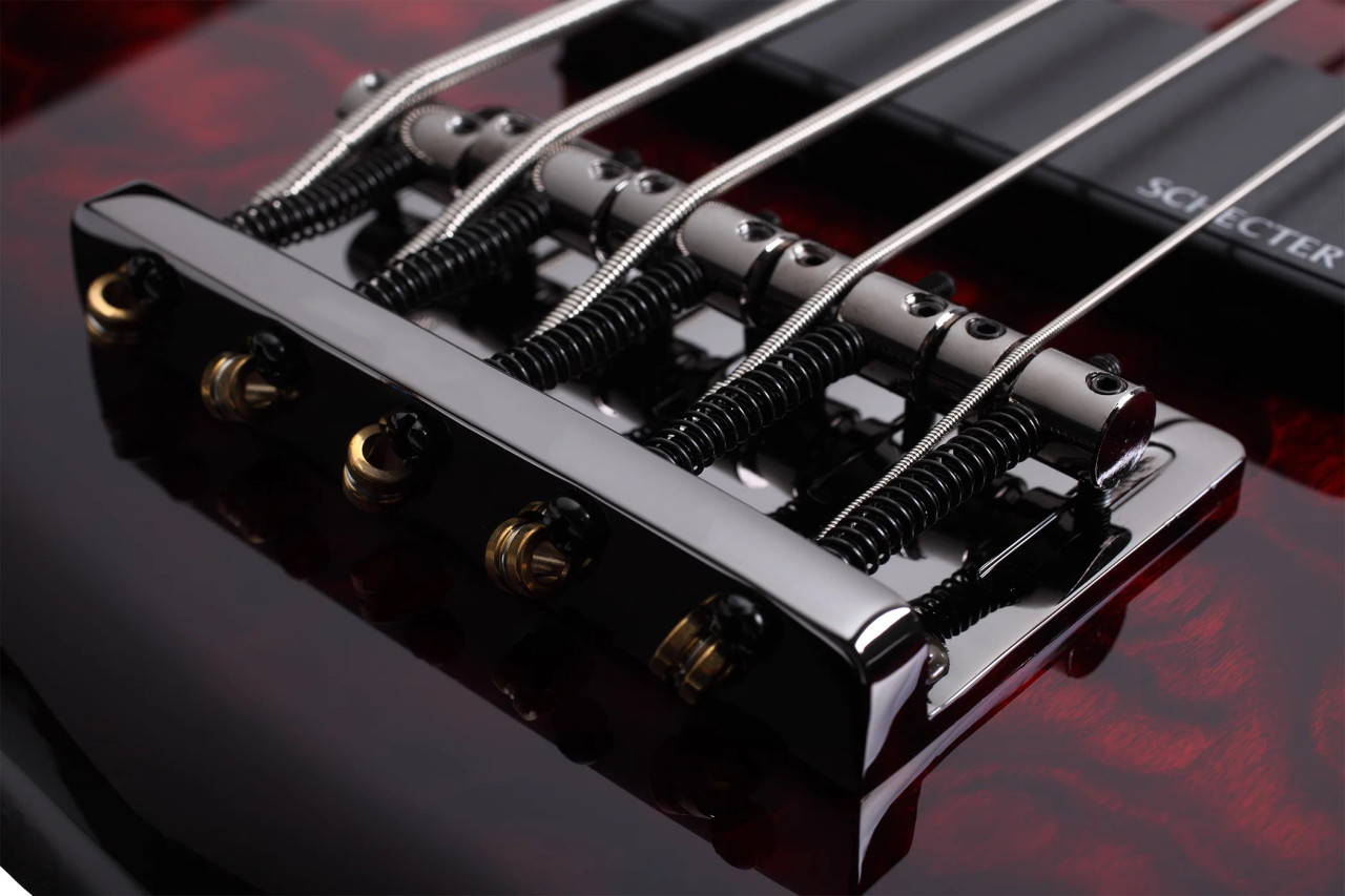 Schecter Stiletto Extreme-5 String Bass – Black Cherry (2502) | Musician Madness