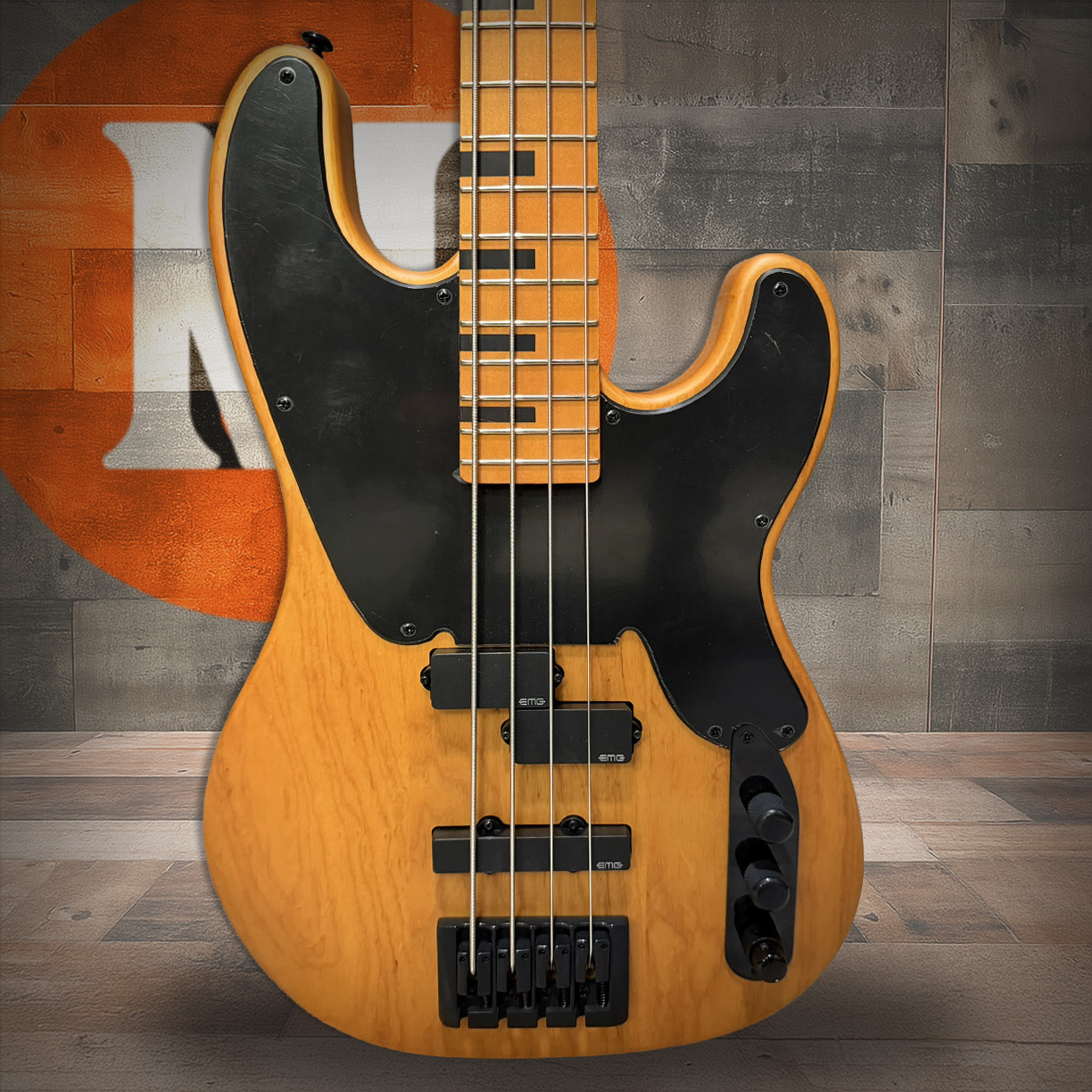 Schecter Model-T Session Bass - Aged Natural Satin B-Stock (2848)