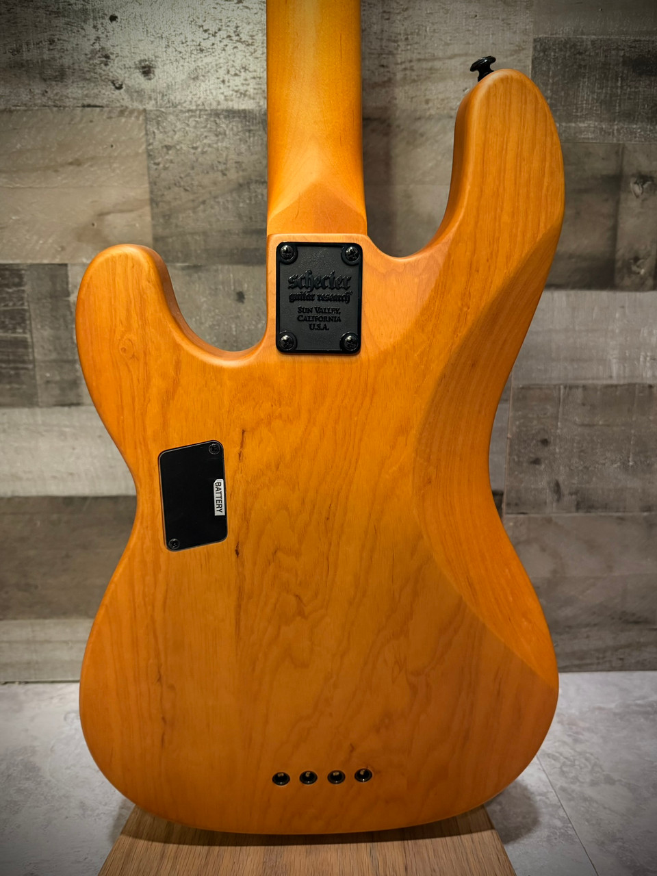 Schecter Model-T Session Bass - Aged Natural Satin B-Stock (2848) | Musician Madness