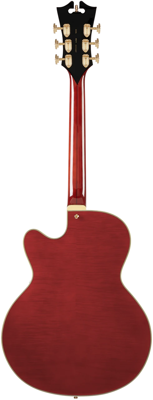 DÃ¢â‚¬â„¢Angelico Excel 59 - Viola (DAE59VIOGT) featuring semi-hollow construction, Seymour Duncan pickups, elegant Viola finish, and refined Excel craftsmanship for warm, articulate jazz and blues tones.