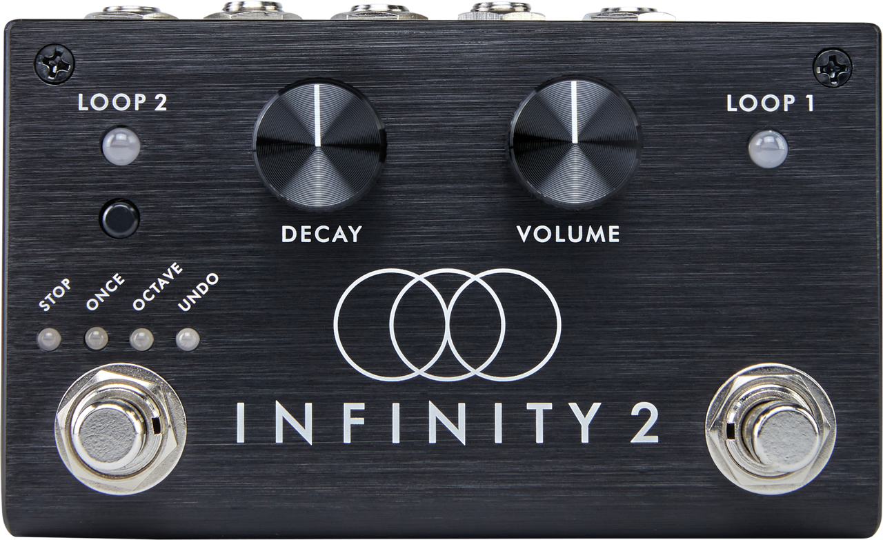Pigtronix Infinity 2 Hi-Fi Stereo Double Looper (SPL2) featuring dual loop engines, high-fidelity audio, instantaneous loop creation, and compact design for live performance and studio creativity.