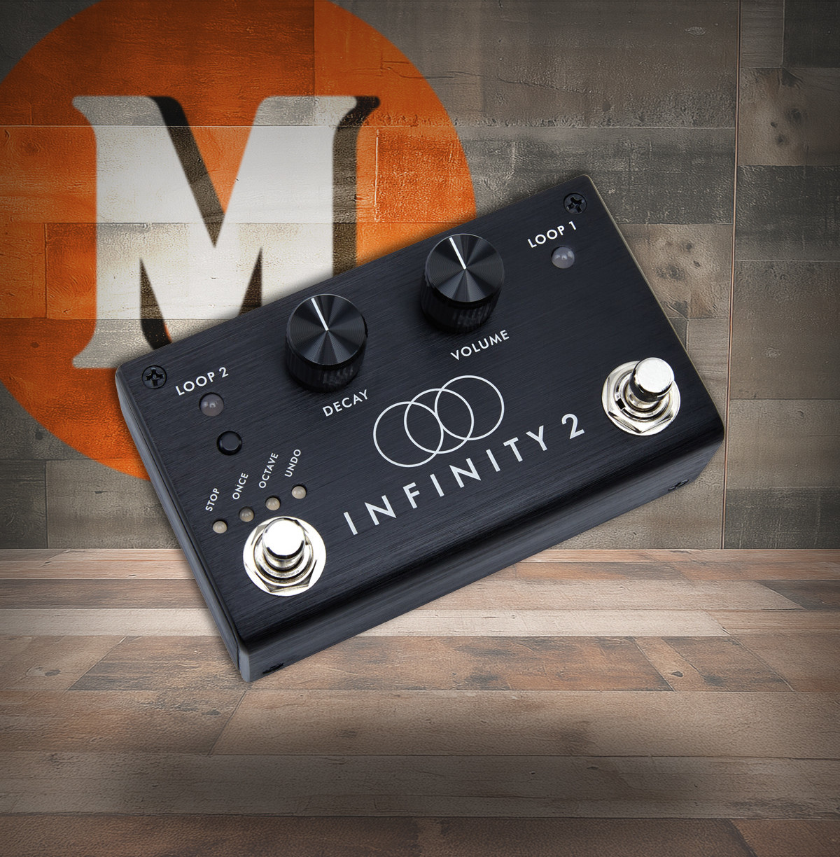 Pigtronix Infinity 2 Hi-Fi Stereo Double Looper (SPL2) featuring dual loop engines, high-fidelity audio, instantaneous loop creation, and compact design for live performance and studio creativity.