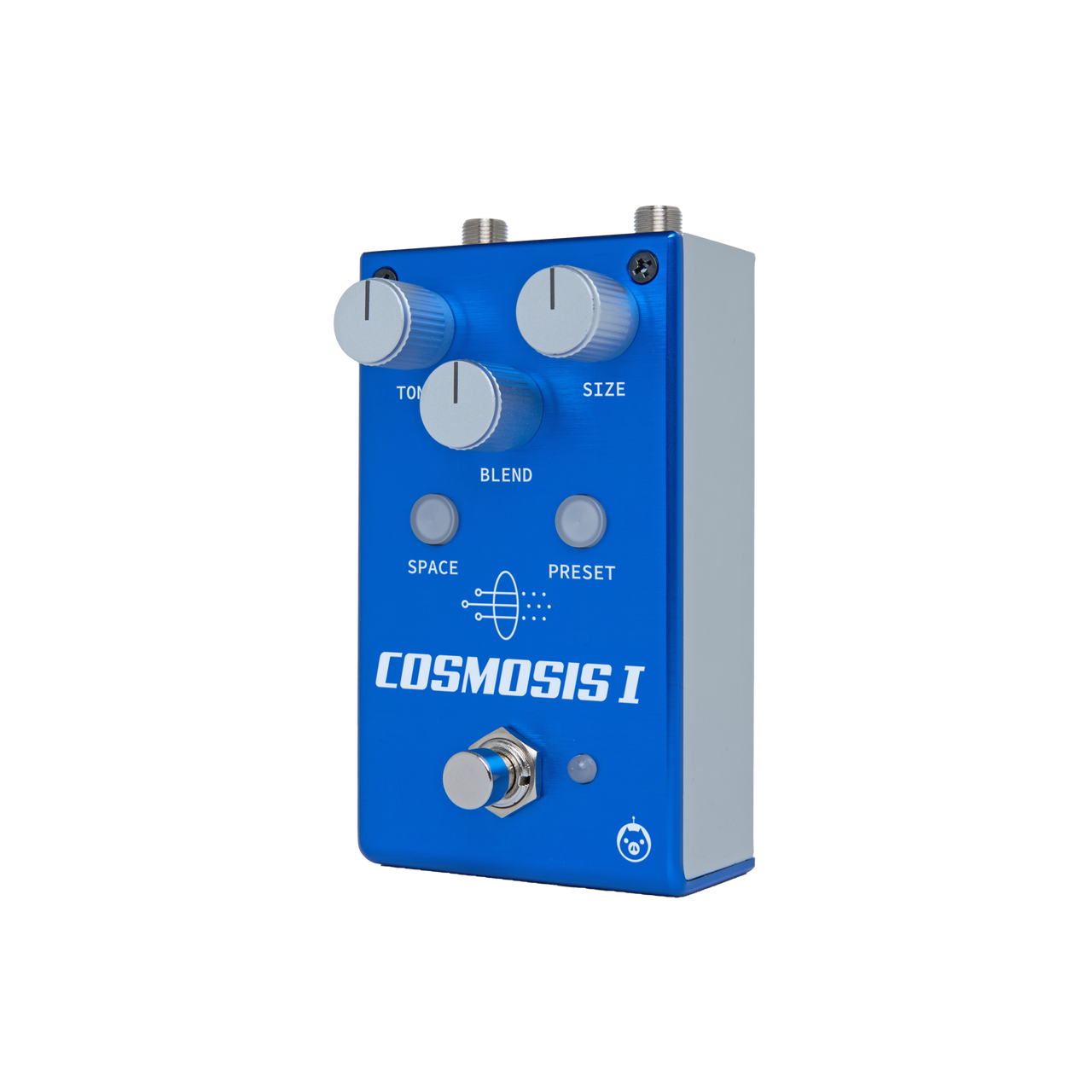 Pigtronix Cosmosis I Stereo Reverb (COS1) featuring lush ambient algorithms, stereo output, and expressive modulation for immersive atmospheric guitar tones.