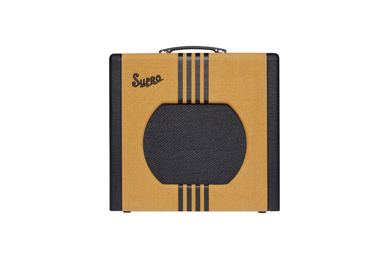 Supro Delta King 12 - 15-Watt 1x12 Combo w/ Reverb, Tweed & Black (1822RTB) | Musician Madness